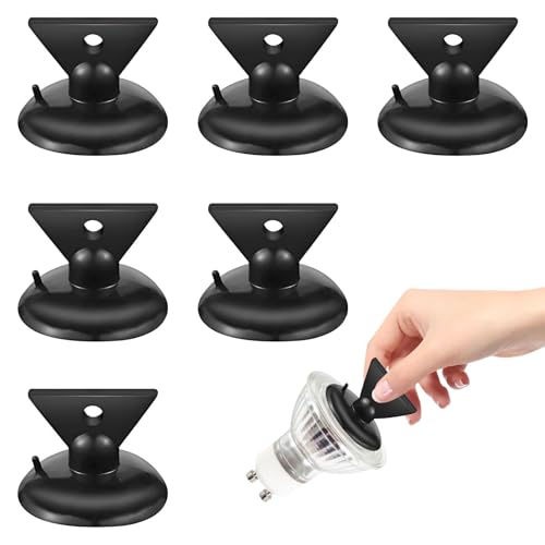 Qianeffort Light Bulb Changers 6PCS Light Bulb Remover Tool,Bulb Remover Suckers,Small Suction Cups for GU10 Bulb Removal Tool Replacement Tool for Home Maintenance