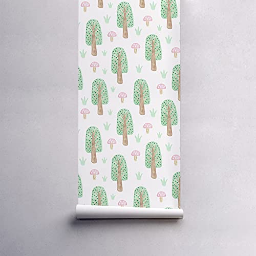 Fotomurale impermeable Magic-Stick autoadhesivo lavable de bosque 5