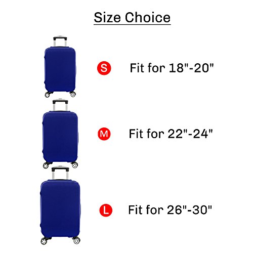 Travel Luggage Cover Elastic Suitcase Cover Spandex Dustproof Protector Fit 26-28 Inch2