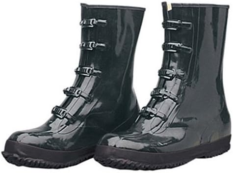 Liberty DuraWear Rubber Fabric Lined Protective Arctic Men's Boot with 5 Buckles, Size 16, Black