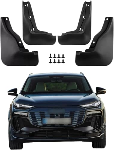 Car Mud Flaps for Audi Q6 e-tron 2025 2026 Splashproof WaterproofCar Accessories No Drilling Auto Mudguards