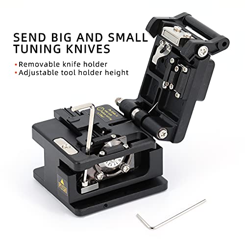 Faserschneider FTTH Glasfaser-Werkzeuge, hohe Präzision, 6C Kabelschneider, Glasfasermesser, Werkzeuge, 16 Oberflächen-Klingen