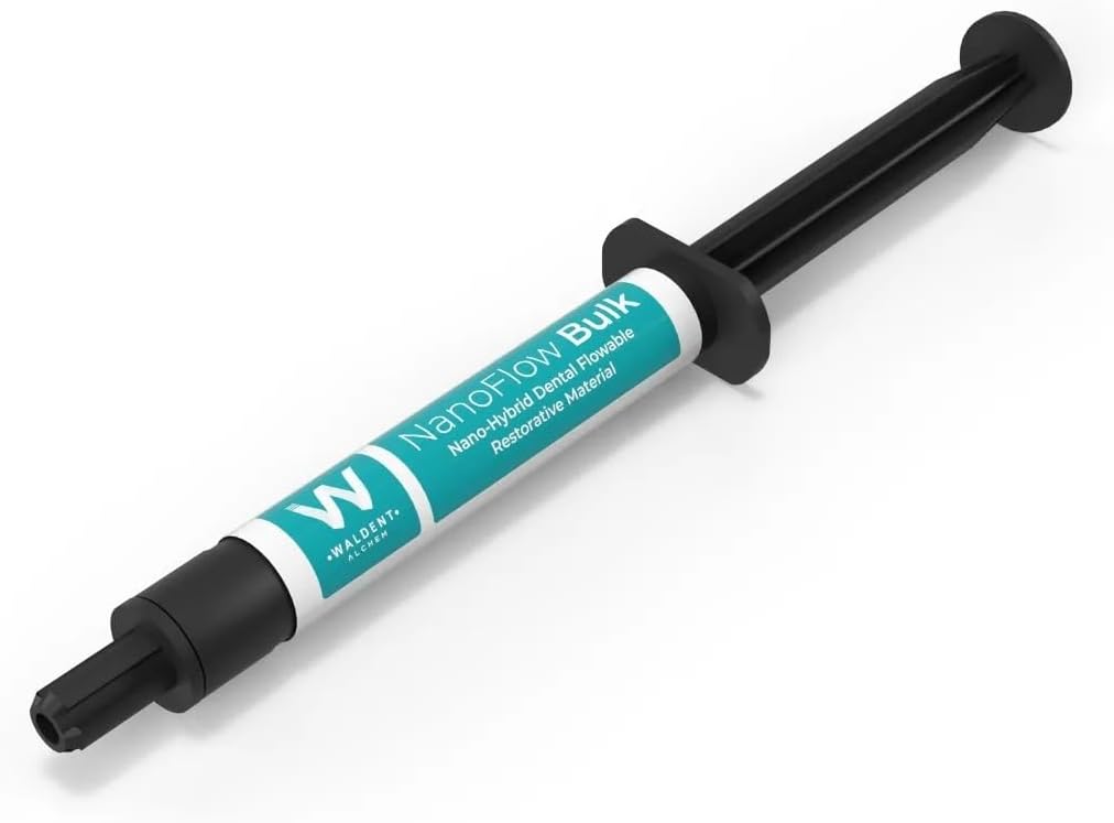 Waldent NanoFlow Bulk Fill Flowable Composite | Light-Cure Flowable Restorative | High Strength & Flexibility | Deep Curing | Low Shrinkage Composite Resin