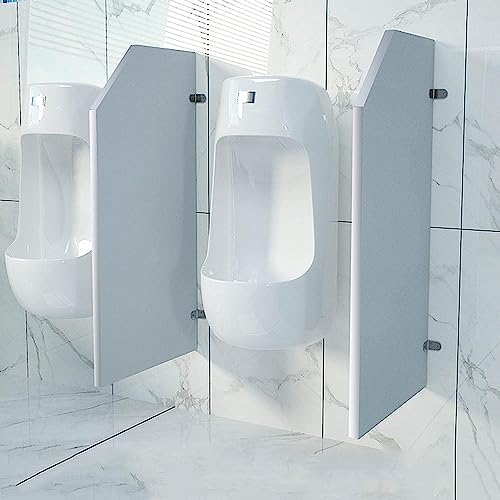 Urinal Screen Toilet Partition,Urinal partition Protection Screen Wall-Mounted Men's Urinal Privacy Screen ，PVC Urinal Partition Divider Screen, Public Toilet Partition Board Bathr