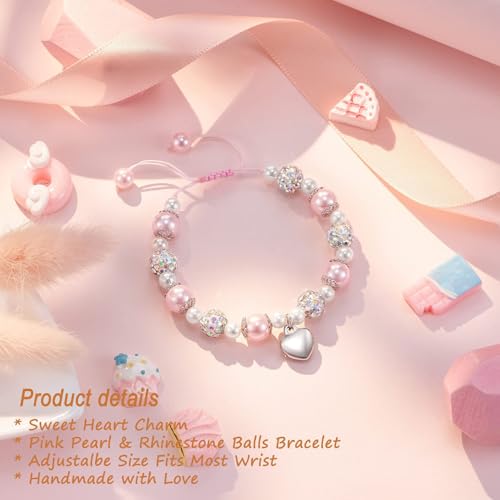 You're Awesome Bracelet Natural Stone Bracelet Heart Charm Bracelet Adjustable Beaded Bracelet Birthday Gifts for Friends4