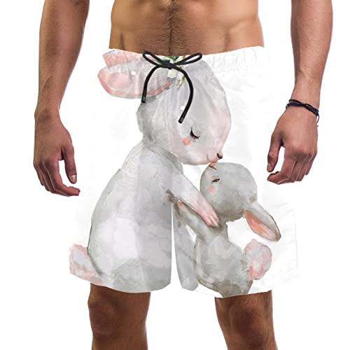 Short de plage anti-irritation maillot de bain lapin hommes séchage rapide