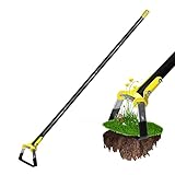 Fácil de instalar: 1 minuto para montar esta azada collineal atornillando 3 piezas sin necesidad de herramientas adicionales. ¡Exactamente diferentes azadas de jardinería!