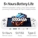 Trimui Smart Pro Handheld Game Console 4.96-Inches Display Game Console, Linux System with Allwinner A133P Processor Built-in 64G TF Card White