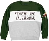 Blue 84 Standard NHL Officially Licensed Colorblock Crewneck Sweatshirt, Gray