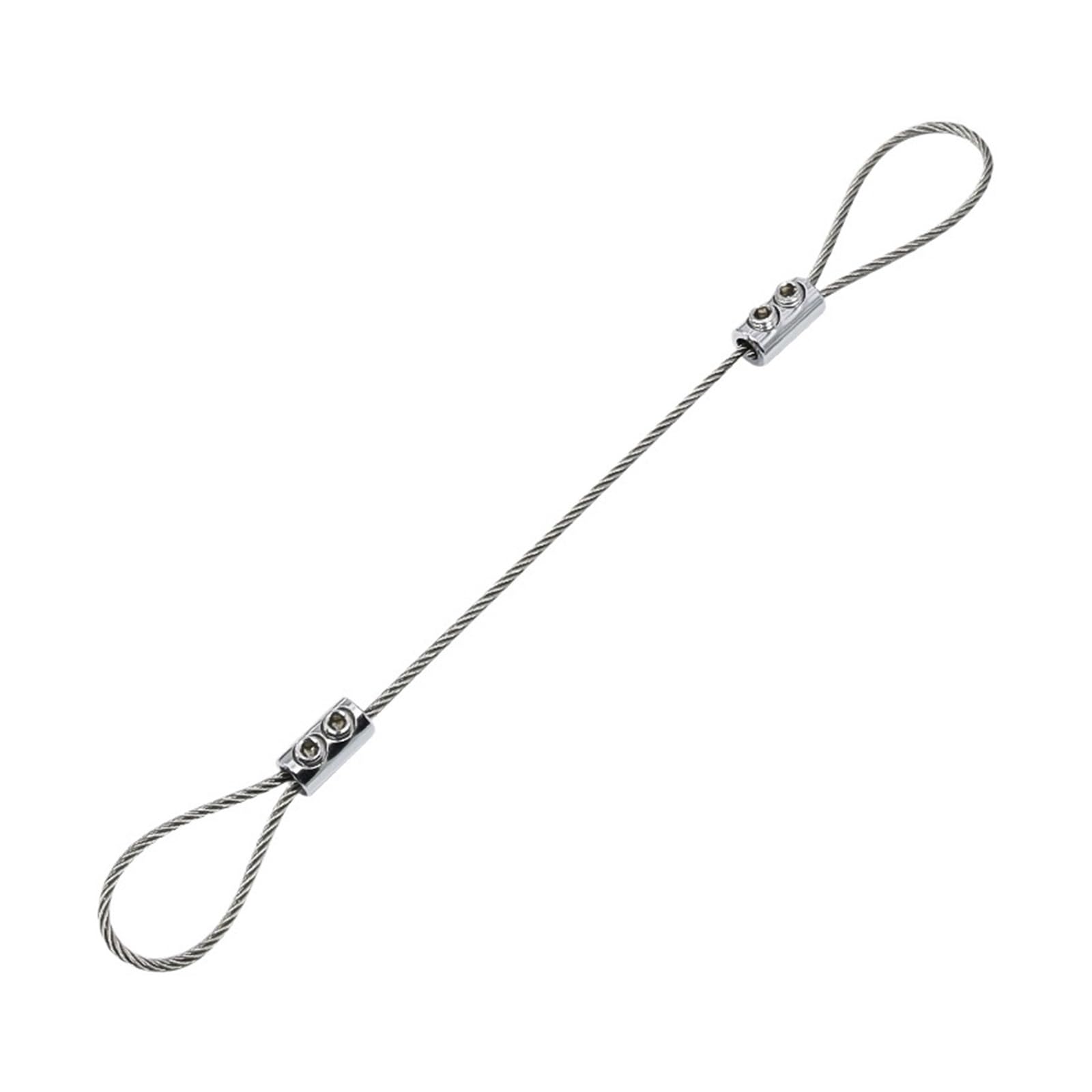 Picture Hanging Wire Curtains, Adjustable Picture Hanging Wire 1.5-4mm Steel Cable, 0.5-2M Stainless Rope Kit(2mm,2M)