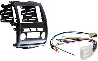 Aftermarket Radio Stereo Double Din Dash Kit w/Wire Harness & Antenna Adapter Compatible