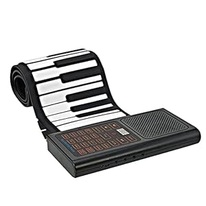 61 Toetsen Roll Up Piano Draagbaar Elektronisch Roll Up Keyboard met Pedaal en USB-kabel Hand Roll Piano Opvouwbaar…