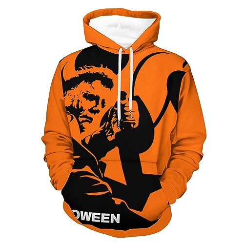 ZHANGXM Long Sleeve 3D Funny Print Hoodie Halloween Michael Myers Spring And Autumn Blouse for Unisex Sweatshirt