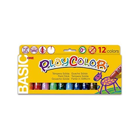 Temperas sólidas Playcolor Basic One 12 colores Cover