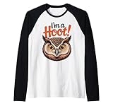 Photo Gallery i m a hoot funny owl amante uccelli e animali gioco di parole maglia con maniche raglan Photo Gallery i m a hoot funny owl amante uccelli e animali gioco di parole maglia con maniche raglan