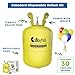 Balloonee Standard Disposable Helium Party Kit, Helium Tank for Balloons At Home, 7.5 Cu Ft Helium Balloon Pump Kit with 30 Assorted Latex Balloons, Helium Tank