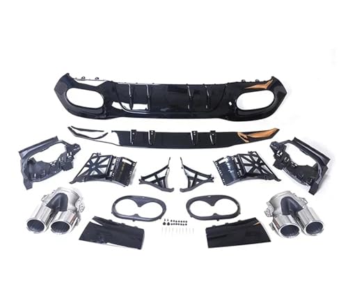 ���A �f�B�t���[�U�[ �ɓK������ A �N���X W177 2019-2023 ���A�f�B�t���[�U�[�r�C�ǃ��A�o���p�[���b�v�Ɣr�C AMG A45 A35(A45 Sedan sliver tip)