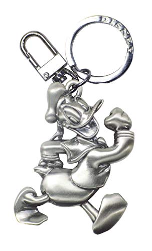 Disney Donald Duck Pewter Keyring Gold