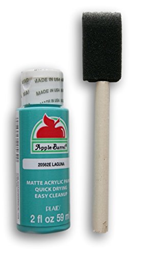 Apple Barrel Acrylic Paint Set - Laguna with Foam Starter Brush