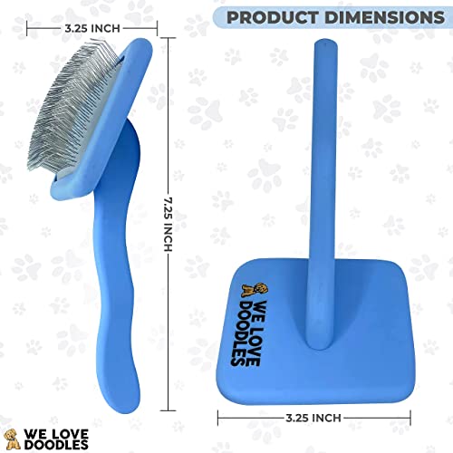 image for We Love Doodles Slicker Brush for Dogs, Dog Grooming Supplies - Best D