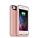 mophie juice pack wireless - Charge Force Wireless Power - Wireless Charging Protective Battery Pack Case for Apple iPhone 8 and iPhone 7 - Rose Gold