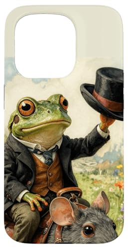 Dapper Frog ��n�}�E�X ���ς��ȃR�e�[�W�R�A �X�}�z�P�[�X iPhone 15 Pro �p