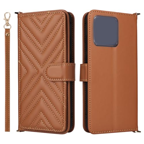 �Ή��@�� for Sharp Aquos Wish6 �t���b�v���X�^���h�t�� �_�u���J�[�h�X���b�g �E�H���b�g�P�[�X Brown