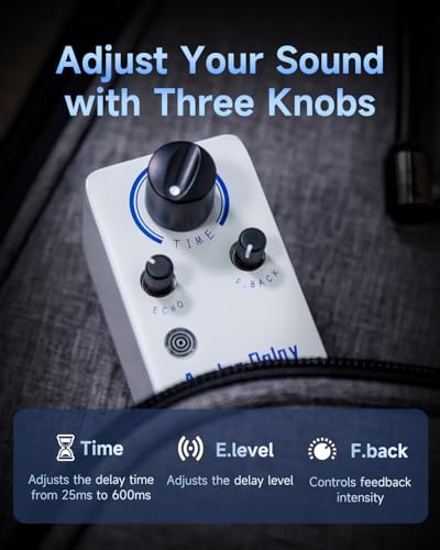 Flamma FC17 Analog Delay Pedal Vintage Delay Effects Electric Guitar Pedal True Bypass thumb #2