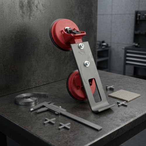 Ventosa de acero al carbono con dobles ventosas para paneles de madera 5