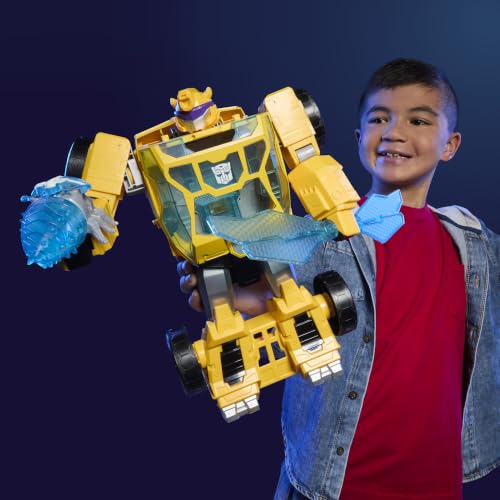 Transformers Toys CYBERWORLD Bumblebee Power Spark Energon Surge, Lights and Sounds, 6+ - image 3