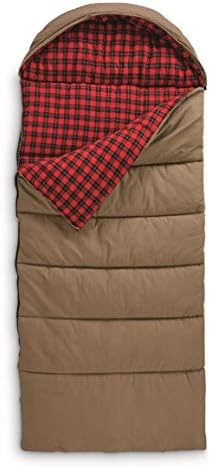 Guide Gear Sleeping Bag for Adults, Cold Weather, Winter, Hiking, Camping, Hunter, Canvas, -30 Degrees