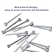 BHTOP E3 Horseshoe Nails, 100 Pcs Steel 1.2 Inch Horseshoe Nail Horseshoe Nails for Horse Training Equestrian Sports, Low-Carbon Steel