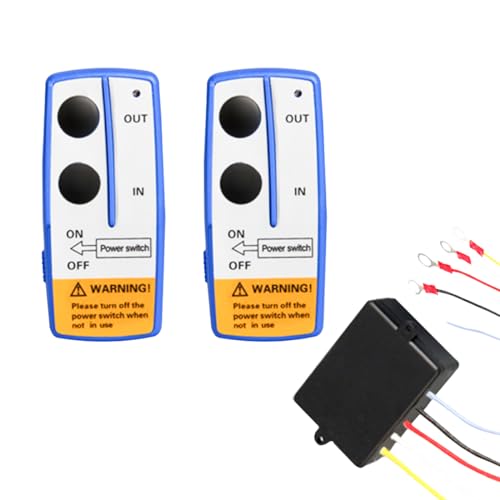 ANCLLO 12V Winch Remote Controller Wireless Winch Remote Control Kit? for Car Truck?Remote Range 100 Feet