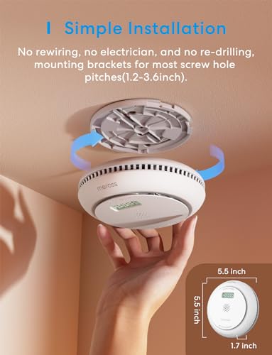 Meross MA301 Interconnected Smoke And Carbon Monoxide Detector Combo thumb #7