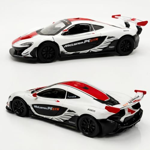 Image of Diecast Toy Cars for Kids & Collectors| 1:32 Scale | Pull Back Action Metal Model Car | Premium Detailing, Authentic Design, Sturdy Build | Gift Toy Car (McLaren P1 GTR)