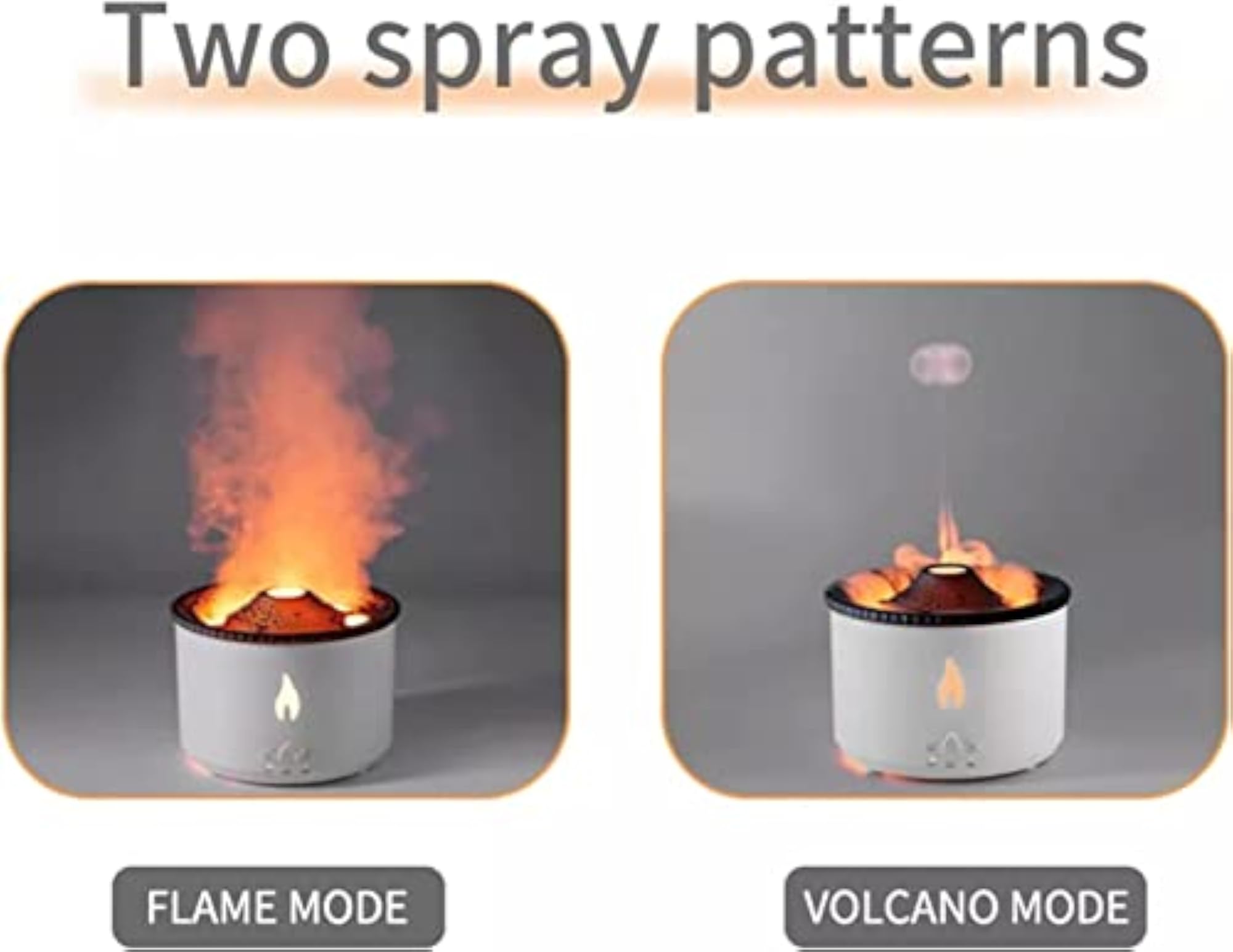Flame Air Diffuser with Volcano Aroma