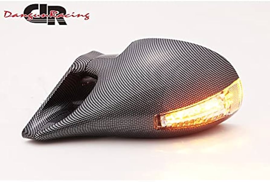 Amazon | SuperSportMirror DTM2ミラー LED カーボンルック ミラー面 