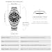 Imagen de watchdives WD0003G Reloj de cuarzo VH31 de segundero continuo para hombre con diseño original y piedra natural