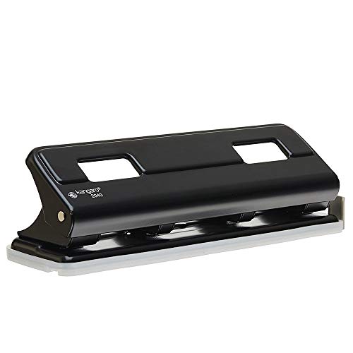 Image of Kangaro Desk Essentials 2040 4 Hole Metal Paper Punch | Removable Chip Tray | 16 Sheets Capacity | Office Essentials | Pack of 1 | Color May Vary