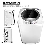 Giantex Portable Washing Machine, Full Automatic Washer and Dryer Combo, with Built-in Pump Drain 8 LBS Capacity Compact Laundry Washer Spin Dryer for Apartment RV Dorm - Image 5