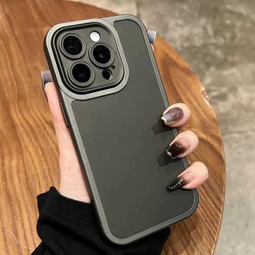 Coque iPhone 15 Pro Max couleur contrastée métallique silicone
