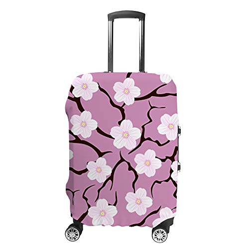 Housse de transport fleurs de cerisier rose anti rayure pour sac à dos