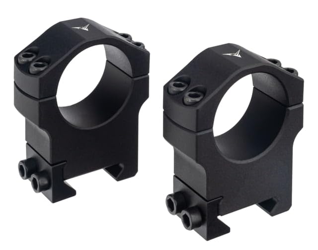 TRYBE Optics Advanced Scope Rings, 30mm, High, Black, TROHERNG30H
