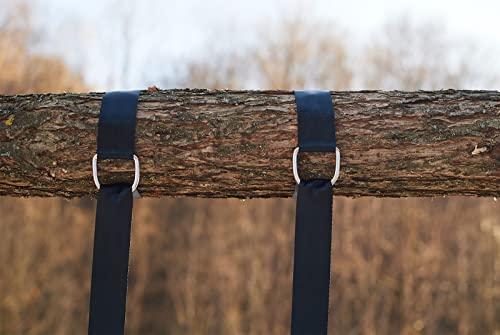 Tree Swing Strap Hanging Kit 2Pc 5Ft With 2 Steel Carabiners, Tree Pooping Strap Hold 2000 Lbs Perfect For Tree Swing & Hammocks 5Ft #TOP4