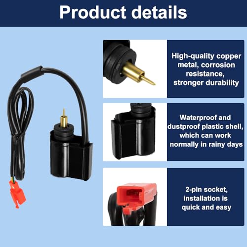 BNGXR E-choke Kaltstart,E-choke Kaltstart Elektrischer Choke für Peugeot Speedfight 2 Piaggio Zip E-Choke Maxtuned Kaltstartautomatik Kompatibel,für Scooter Moped,Motorrad-Motorzubehörteile