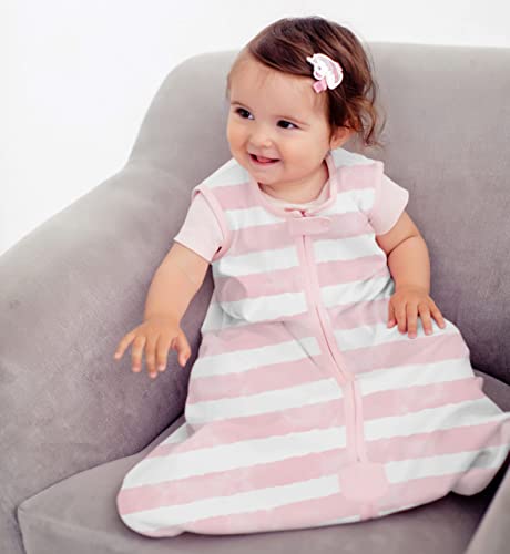 Image of Mama Cheetah Baby Sleep Sack 0.5 TOG, Organic Cotton Baby Wearable Blanket with Two-Way Zipper, Swaddle Transition Baby Sleeping Bag for Newborn Infant Toddler Boy Girl, 12-18 Months
