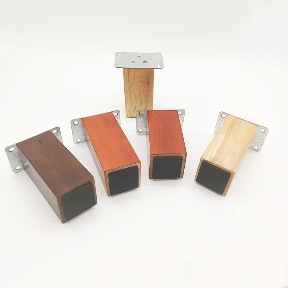 4 gambe da tavolo con piastra di montaggio, viti(12CM)