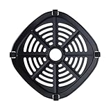 SHYYOULQE Air Pad Metallplatte Multifunktionales Metall-Kochwerkzeug Tablett Grillplatte für 2,6 QT Silikon-Gummi-Stoßstangen für Fritteusen