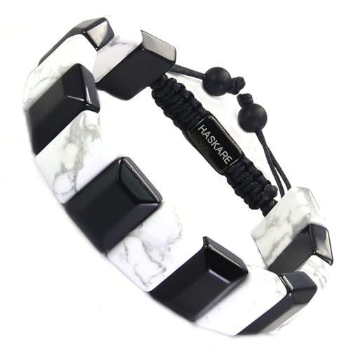 Pulsera de cristales energéticos para hombre HASKARE miniatura 1