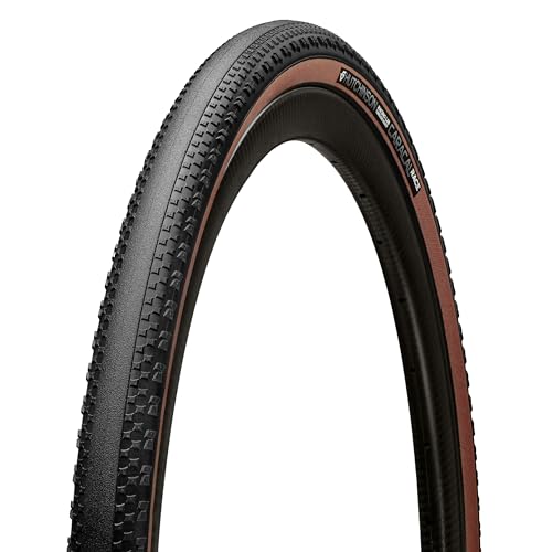 Pneu Hutchinson Caracal Race tubeless pour gravel couleur flanc marron clair